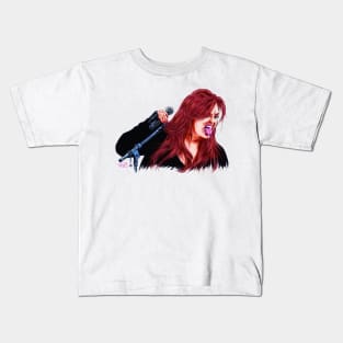 Wynona Judd - An illustration by Paul Cemmick Kids T-Shirt